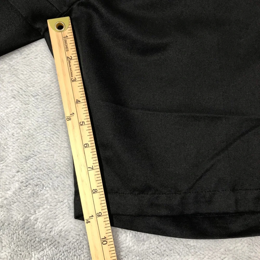 Haggar Shorts Men's Size 40 Black Flat Front Chino Golf Casual Summer Outdoor